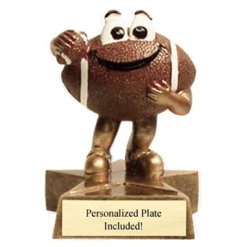 Football Little Buddy Trophy - Customizable for Young Athletes