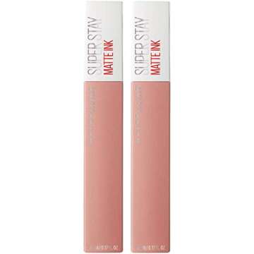 Maybelline SuperStay Matte Ink Liquid Lipstick, Loyalist, Pack of 2