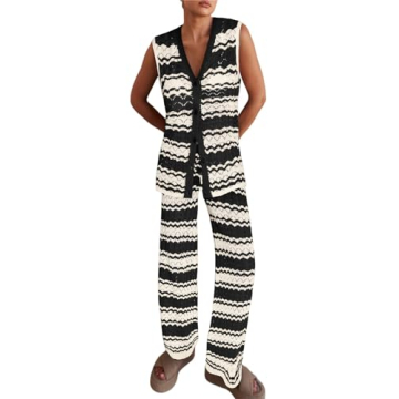 Imily Bela Women's Knit 2 Piece Sets - Stylish Summer Loungewear Set