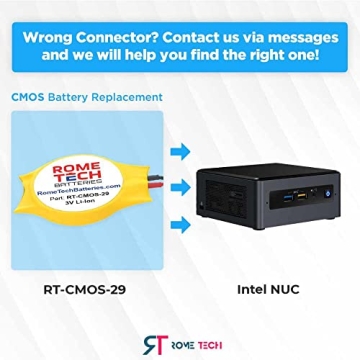 Rome Tech CMOS Battery for NUC and Gaming Consoles