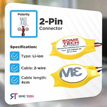 Rome Tech CMOS Battery for NUC and Gaming Consoles