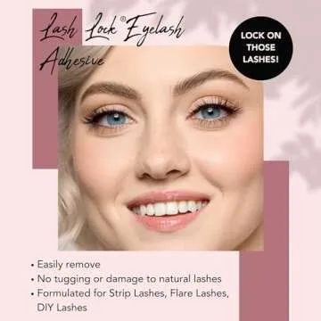 GladGirl Stripe & Flare Lash Glue with Quick-Dry Power