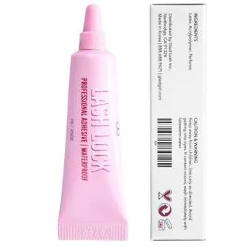 GladGirl Stripe & Flare Lash Glue with Quick-Dry Power