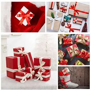 Burgundy Satin Ribbon 1" x 25 Yards for Gift Wrapping