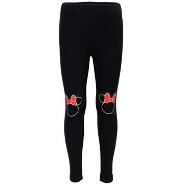 Disney Minnie Mouse Big Girls Pullover Fleece Hoodie T-Shirt and Leggings 3 Piece Outfit 14-16