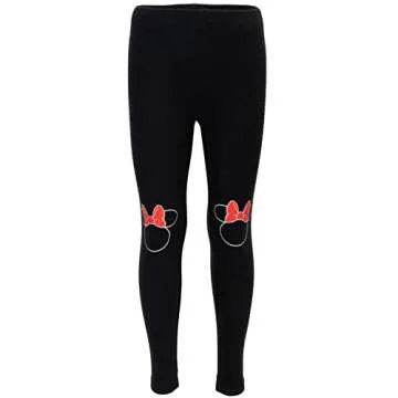 Disney Minnie Mouse Big Girls Pullover Fleece Hoodie T-Shirt and Leggings 3 Piece Outfit 14-16