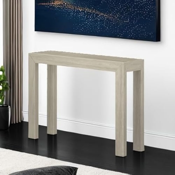 Modern Solid Wood Console Table - 46.25 Inch Versatile Design
