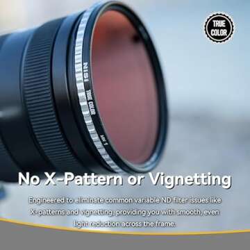 NiSi 77mm Swift True Color ND-Vario Filter for Photographers