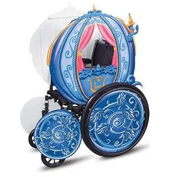 Disney Princess Carriage Adaptive Wheelchair Cover for Kids, Official Disney Rolling Costume for Wheelchair