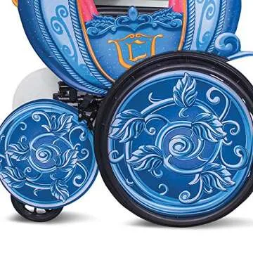 Disney Princess Carriage Adaptive Wheelchair Cover for Kids, Official Disney Rolling Costume for Wheelchair