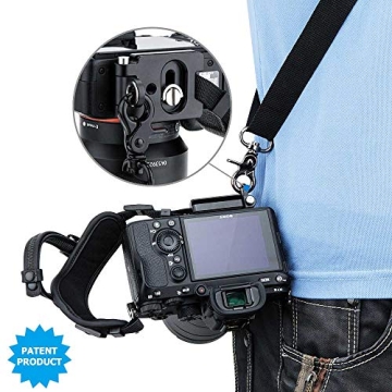 JJC Ergonomic Hand Strap for Mirrorless Cameras and DSLRs
