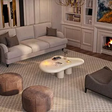 Cute Cream Cloud Coffee Table - Modern Design for Living Room