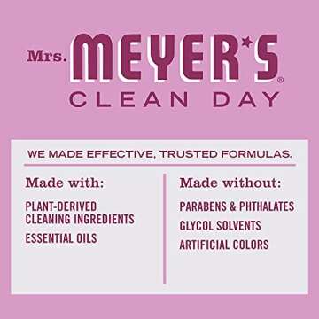 MRS. MEYER'S CLEAN DAY All-Purpose Cleaner Spray, Peony, 16 fl. oz - Pack of 3