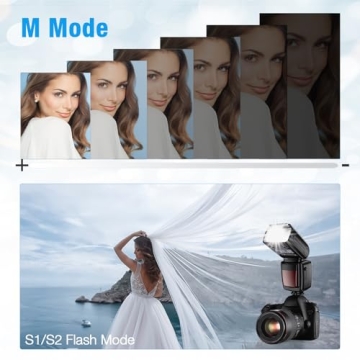 Powerextra Speedlite Flash with Wireless Trigger Kit for DSLR Cameras