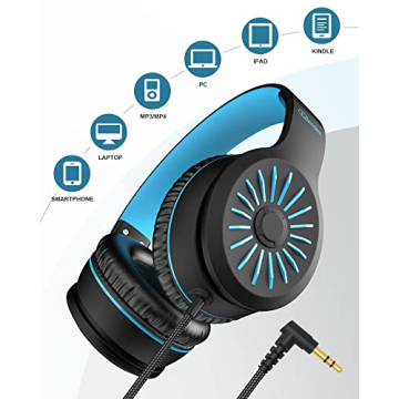 ELECDER i45 On-Ear Headphones - Durable & Portable for Kids
