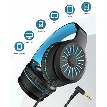ELECDER i45 On-Ear Headphones - Durable & Portable for Kids