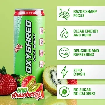 EHP Labs OxyShred - Zero Sugar Energy Drink with Vitamin C