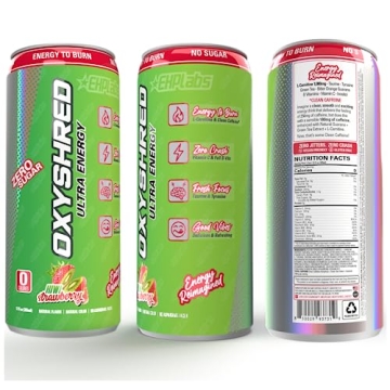 EHP Labs OxyShred - Zero Sugar Energy Drink with Vitamin C