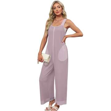 WIHOLL Women's Casual Summer Jumpsuits for Events