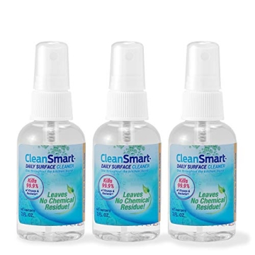 CleanSmart Disinfectant Spray - Kills 99.9% of Germs, TSA-Approved