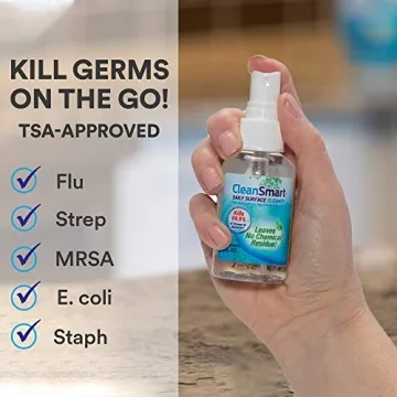 CleanSmart Disinfectant Spray - Kills 99.9% of Germs, TSA-Approved