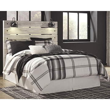 Farmhouse Queen Headboard with USB and Sconces | Cambeck