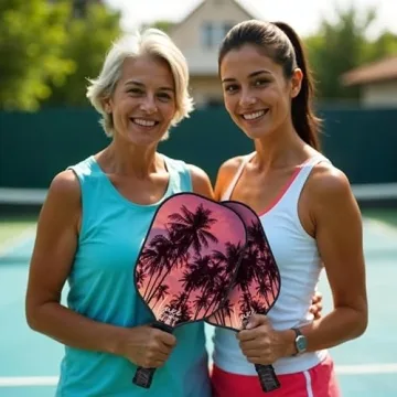 Palms-O-Aces Luxe Graphite Pickleball Paddle - Lightweight & Stylish