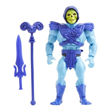 Masters of the Universe Origins Skeletor Action Figure, Battle Character for Storytelling Play and D...