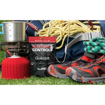 MEDITAC Bleeding Control Zip Pack with QuikClot and Celox