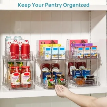 Vtopmart 2 Tier Clear Organizers for Home Organization