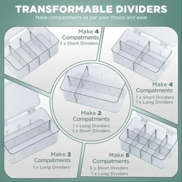 Utopia Home Tea Bag Organizer - Stackable Storage Solution