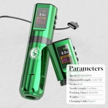 Wormhole Wireless Tattoo Machine Kit for Professionals