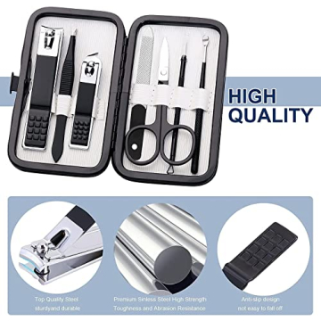 Aceoce 8-Piece Grooming Manicure Set for Men