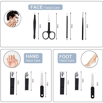 Aceoce 8-Piece Grooming Manicure Set for Men