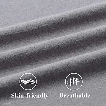 ZWJD 26x26 Pillow Covers Chic Cotton Set of 2