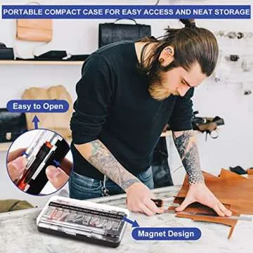 18pc Precision Utility Craft Knife Set for Artists and Crafters