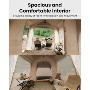 KingCamp Instant Cabin Tent for 4-6 Adults Easy Setup