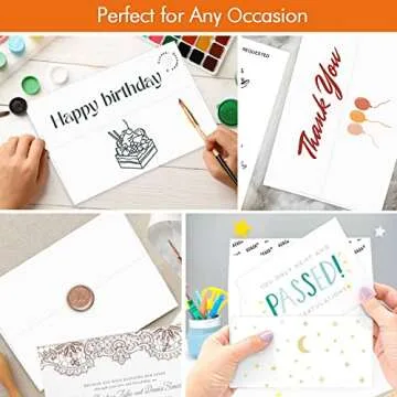 A6 White Envelopes 4X6 100 Pack - Quick Self Seal,For 4x6 Cards| Perfect for Weddings, Invitations, Photos, Graduation, Baby Shower| 6.5 x 4.75 Inches (A6)