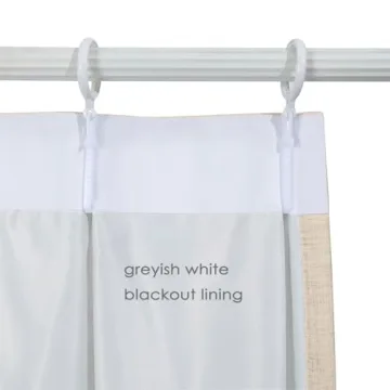 DotheDrape Blackout Linen Curtains for Elegant Home Decor