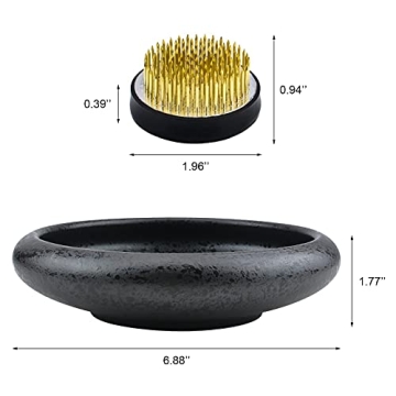 Beautiful CRAFFANCY Ikebana Ceramic Vase Kit for Home