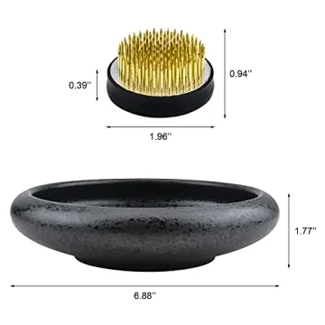 Beautiful CRAFFANCY Ikebana Ceramic Vase Kit for Home