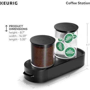Keurig K-Cup Pod Storage Unit for Ground Coffee