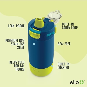 Ello Kids Colby 12oz Stainless Steel Insulated Bottle
