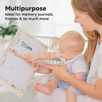 4-Pack Inkless Hand and Footprint Kit - Ink Pad for Baby Hand and Footprints - Dog Paw Print Kit,Dog Nose Print Kit - Baby Footprint Kit, Clean Touch Baby Foot Printing Kit, Handprint Kit(Midnights)