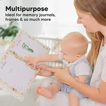 4-Pack Inkless Hand and Footprint Kit - Ink Pad for Baby Hand and Footprints - Dog Paw Print Kit,Dog Nose Print Kit - Baby Footprint Kit, Clean Touch Baby Foot Printing Kit, Handprint Kit(Midnights)