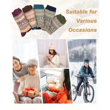 5 Pack Womens Wool Socks - Cozy Winter Essentials