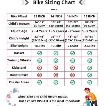 JOYSTAR Children’s Bicycle with Training Wheels