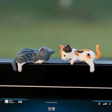 Cute Cat Car Accessories Set for Dashboard Decorations
