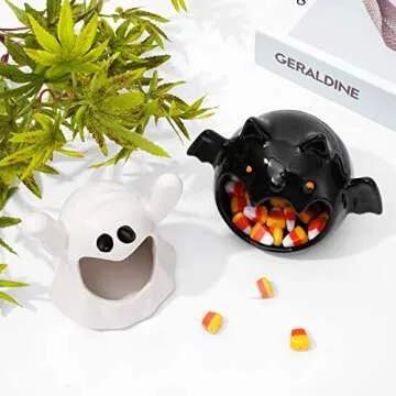 Whaline Halloween Candy Dish Holder Set | Unique Decor