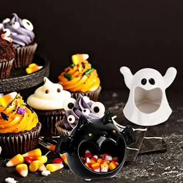 Whaline Halloween Candy Dish Holder Set | Unique Decor
